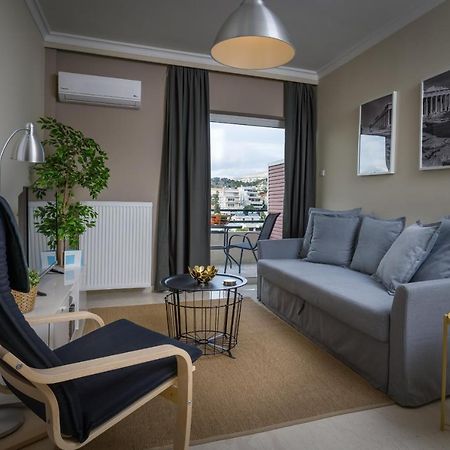 Apartment For 4 Ppl With Great View In Атина Екстериор снимка